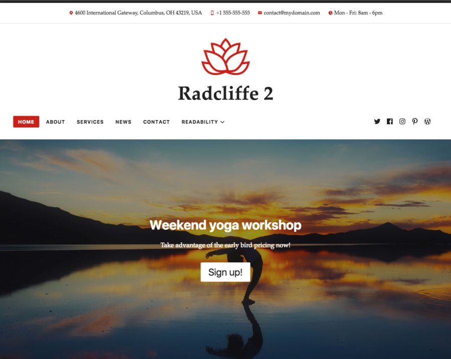 New Theme: Radcliffe 2